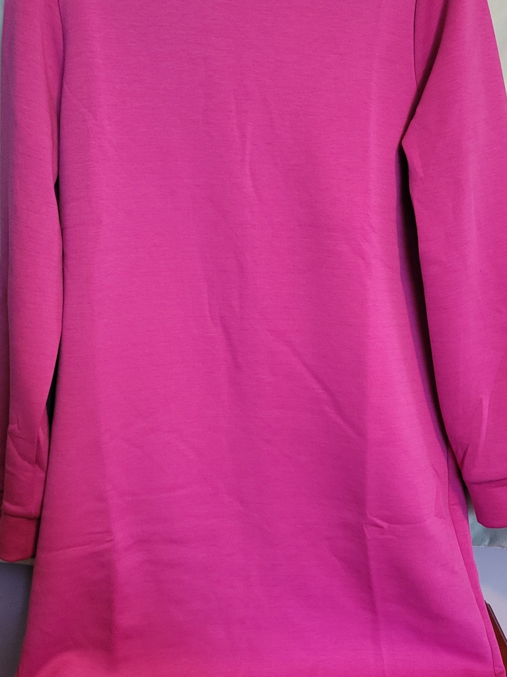 Scarlett Vibrant Fuchsia Long Sleeve Dress